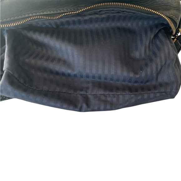 Coach Vintage Rare 4914 Sonoma Natural Grain Double Zip Black Leather Satchel - Picture 4 of 10